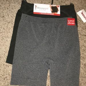 2 brand new never worn shape wear shorts